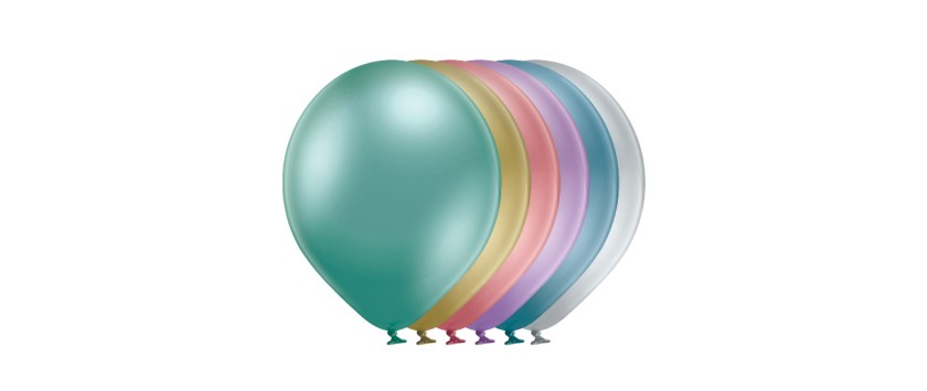 Luftballons - Chrome Farben