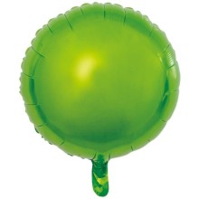 Folienballon Rund Ø 42 cm - Freie Farbwahl, Farbe (z.B. Ballon): Limonengrün