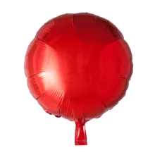 Folienballon Rund Ø 42 cm - Freie Farbwahl, Farbe (z.B. Ballon): Rot