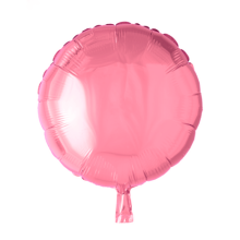 Folienballon Rund Ø 42 cm - Freie Farbwahl, Farbe (z.B. Ballon): Rosa