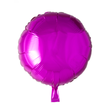 Folienballon Rund Ø 42 cm - Freie Farbwahl, Farbe (z.B. Ballon): Pink