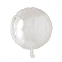 Folienballon Rund Ø 42 cm - Freie Farbwahl, Farbe (z.B. Ballon): Weiß