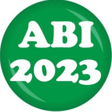 Button ABI 2023 Ø 50 mm, Farbe: Grün