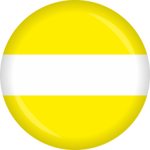 Button Namensschild Ø 50 mm, Farbe: Gelb