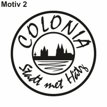 Pimp das T-Shirt Kölner Karneval (Damen) mit wählbaren Kölle Motiven, Kölnmotive: Motiv 2