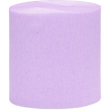 Krepppapier Rollen - Freie Farbwahl - 10 m x 5 cm - 4 Stück, Farbe: Flieder / Lavendel