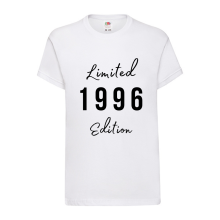 T-Shirt - "Limited-Edition-Jahr" - Freie Farbauswahl, Farbe des T-Shirts: Weiß