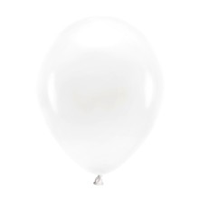 Luftballons Freie Farbwahl Ø 13 cm - 100 Stück, 13 cm Farben: Frosty White (Metallic)
