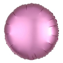 Folienballon Satin Rund Ø 45 cm - Freie Farbwahl, Farbe (z.B. Ballon): Rosa