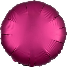 Folienballon Satin Rund Ø 45 cm - Freie Farbwahl, Farbe (z.B. Ballon): Pink