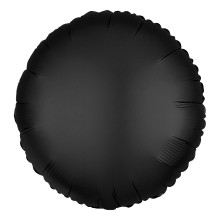 Folienballon Satin Rund Ø 45 cm - Freie Farbwahl, Farbe (z.B. Ballon): Schwarz