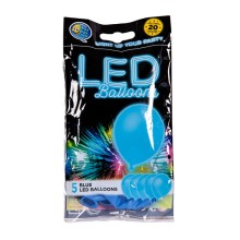 LED Luftballon Freie Farbwahl - Leuchtende Ballons Ø 28 cm 5 Stück