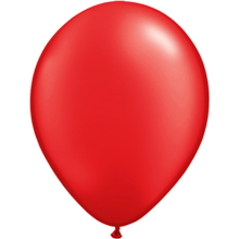 Natur Luftballons viele Farben, Farbe (z.B. Ballon): Rot