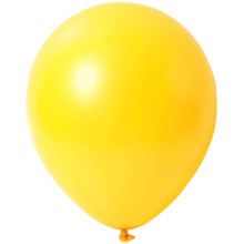 Natur Luftballons viele Farben, Farbe (z.B. Ballon): Gelb (Metallic)