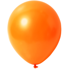 Natur Luftballons viele Farben, Farbe (z.B. Ballon): Orange (Metallic)