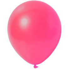 Natur Luftballons viele Farben, Farbe (z.B. Ballon): Pink (Metallic)