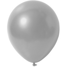 Natur Luftballons viele Farben, Farbe (z.B. Ballon): Silber (Metallic)
