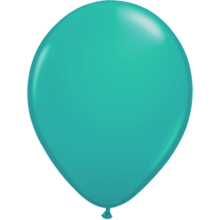 Naturlatex Luftballons Freie Farbauswahl, Farbe (z.B. Ballon): Türkis