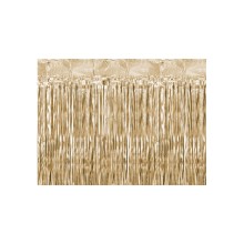 Glittervorhang (Türvorhang) - 2,5 m x 90 cm - Freie Farbwahl, Farbe: Altgold
