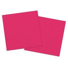 Servietten Freie Farbwahl - 20 Stück, Farbe: Pink