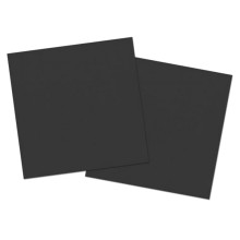 Servietten Freie Farbwahl - 20 Stück, Farbe: Schwarz
