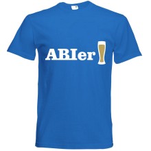 T-Shirt - "ABIer"" - Frei Farbwahl, Farbe des T-Shirts: Blau