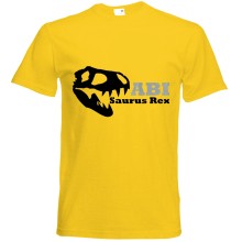 T-Shirt - "ABIsaurus" - Freie Farbwahl, Farbe des T-Shirts: Gelb