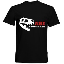 T-Shirt - "ABIsaurus" - Freie Farbwahl, Farbe des T-Shirts: Schwarz