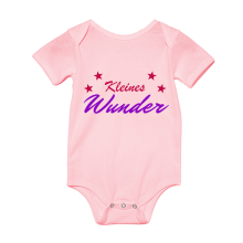 Babybody - "Kleines Wunder" - Freie Farbwahl, Farbe des T-Shirts: Pink