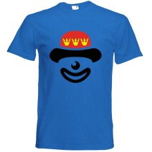 T-Shirt Karneval - Clown - Freie Farbwahl, Farbe des T-Shirts: Blau