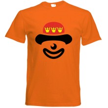 T-Shirt Karneval - Clown - Freie Farbwahl, Farbe des T-Shirts: Orange