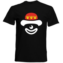 T-Shirt Karneval - Clown - Freie Farbwahl, Farbe des T-Shirts: Schwarz
