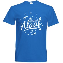 T-Shirt Karneval - Gläbbisch Alaaf - Freie Farbwahl, Farbe des T-Shirts: Blau