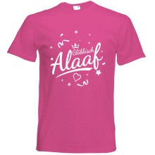 T-Shirt Karneval - Gläbbisch Alaaf - Freie Farbwahl, Farbe des T-Shirts: Pink