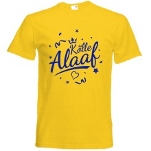 T-Shirt Karneval - Kölle Alaaf - Freie Farbwahl, Farbe des T-Shirts: Gelb