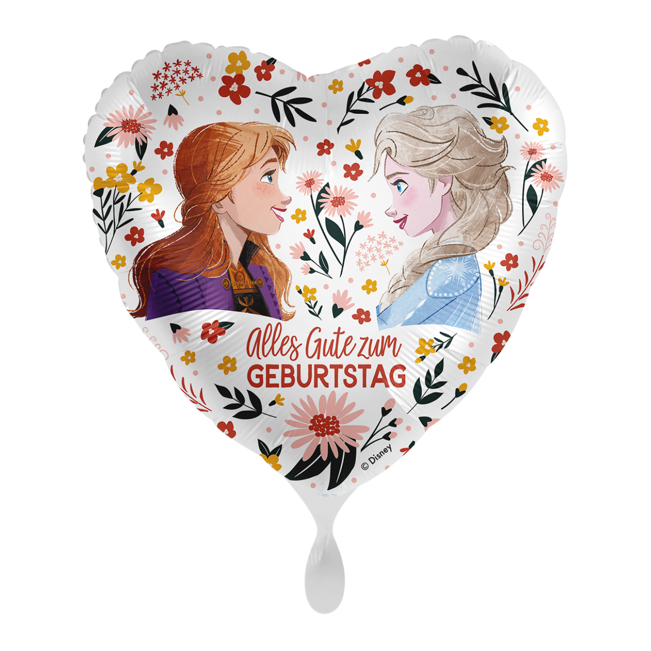 1 Balloon - Disney - Anna & Elsa Floral Birthday - GER