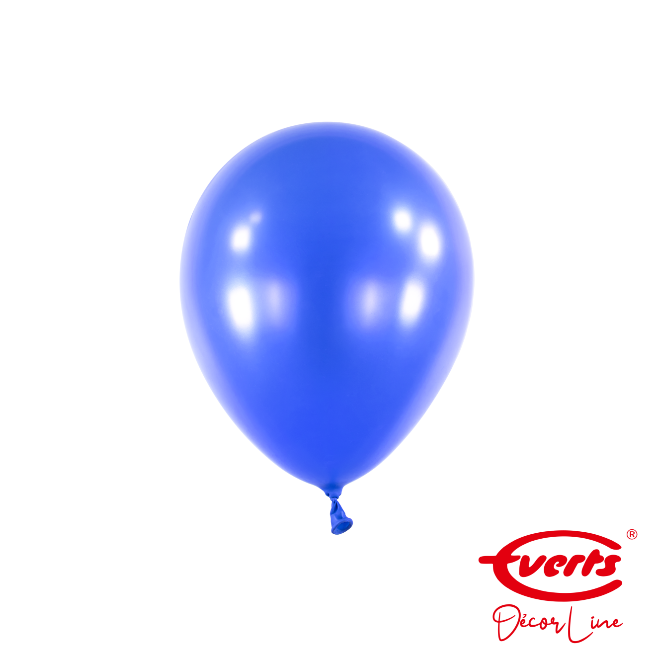 100 Miniballons - DECOR - Ø 13cm - Pearl & Metallic - Bright Royal Blue