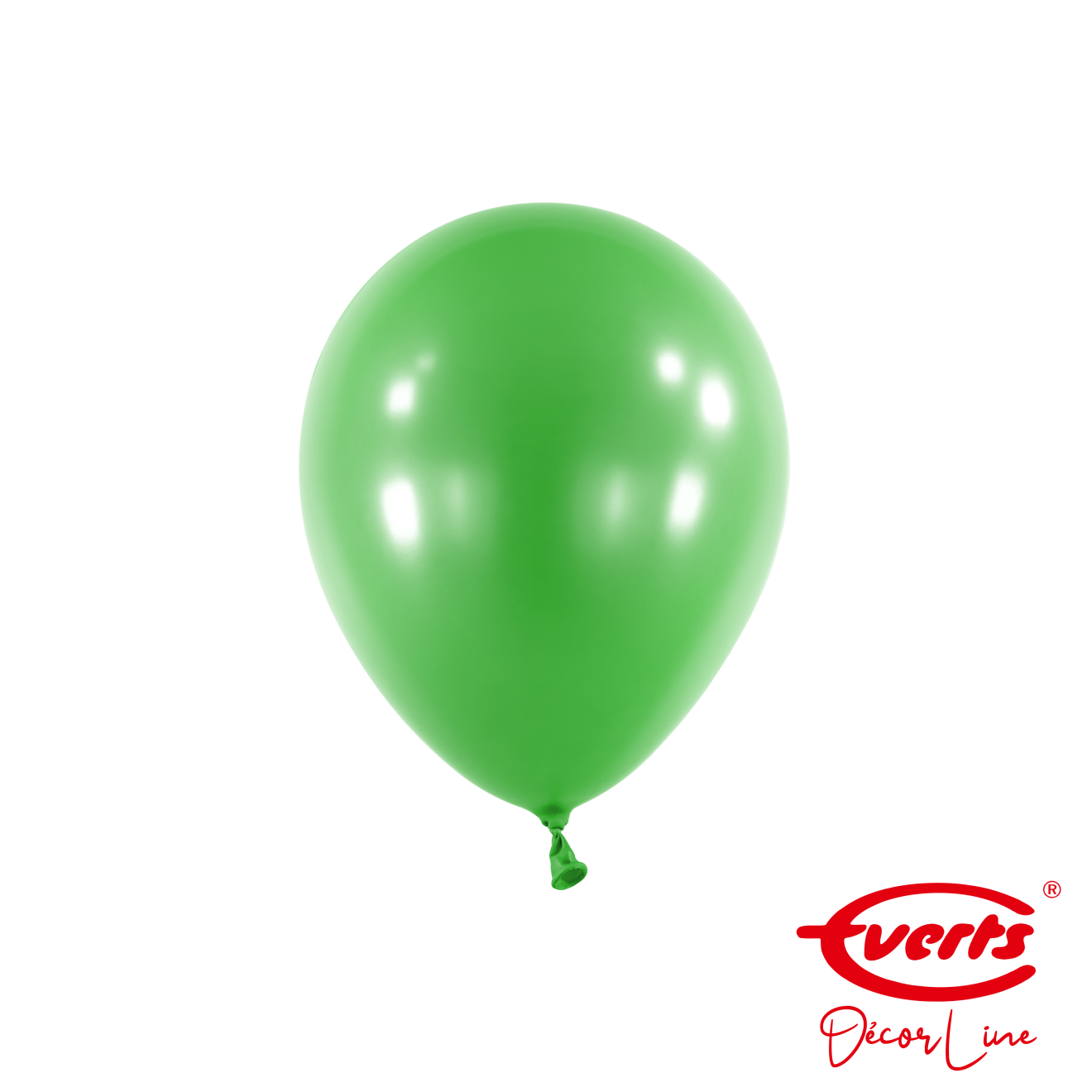 100 Miniballons - DECOR - Ø 13cm - Pearl & Metallic - Festive Green