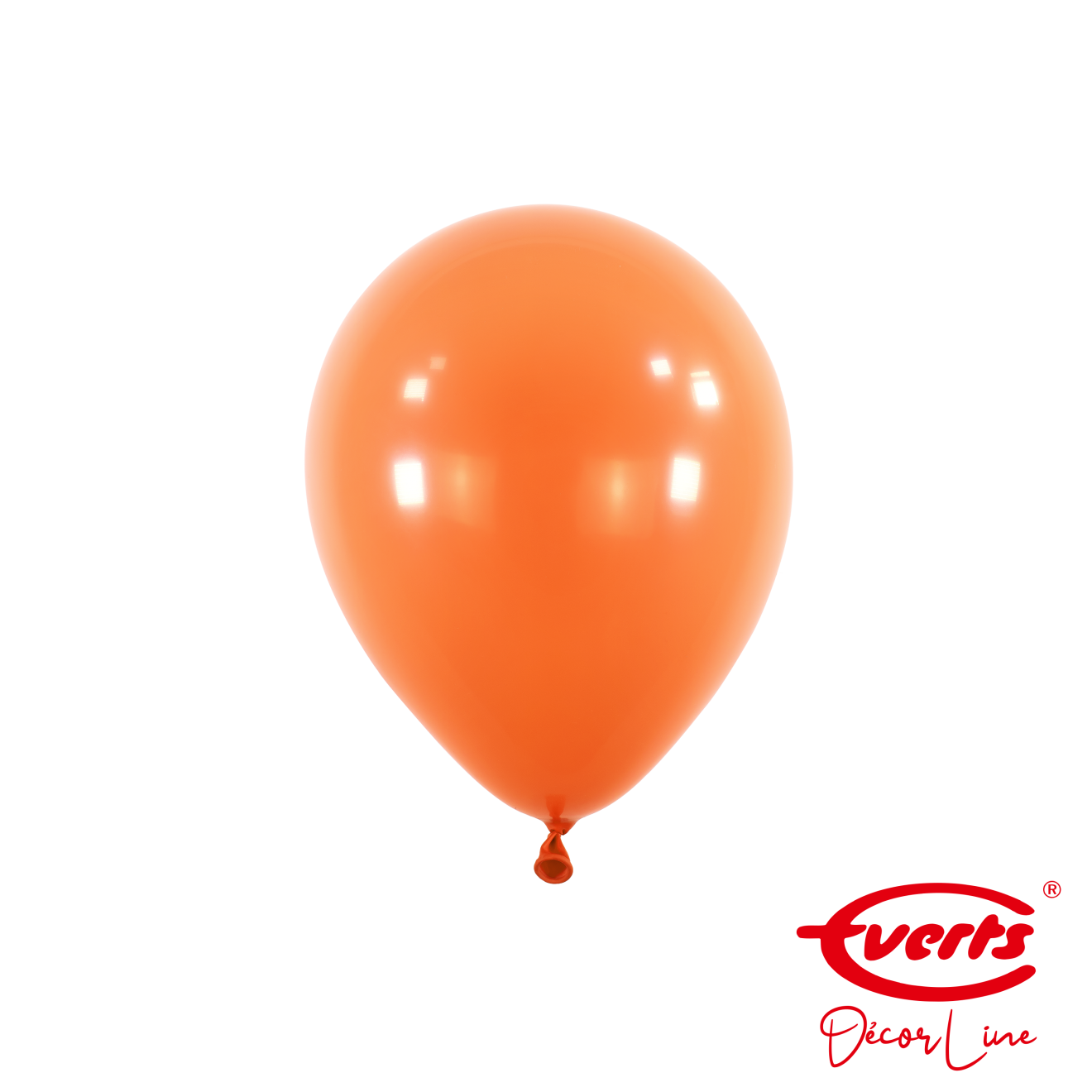 100 Miniballons - DECOR - Ø 13cm - Tangerine