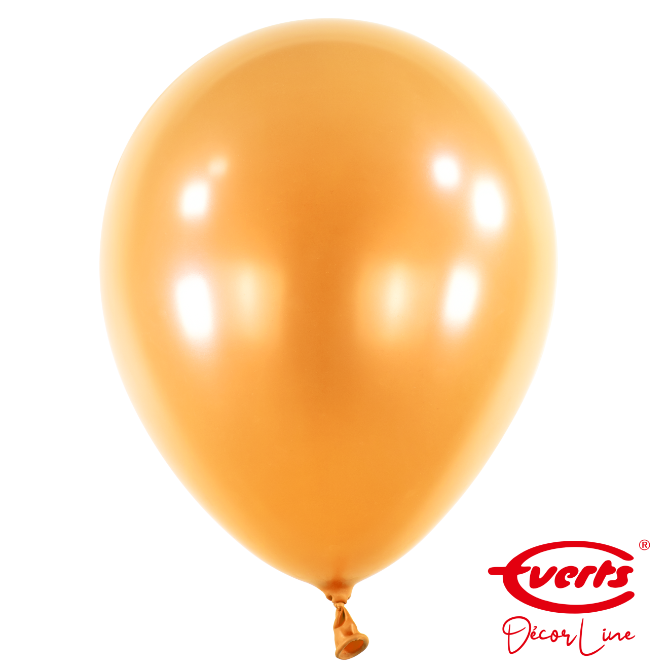 50 Luftballons - DECOR - Ø 35cm - Pearl & Metallic - Orange Peel