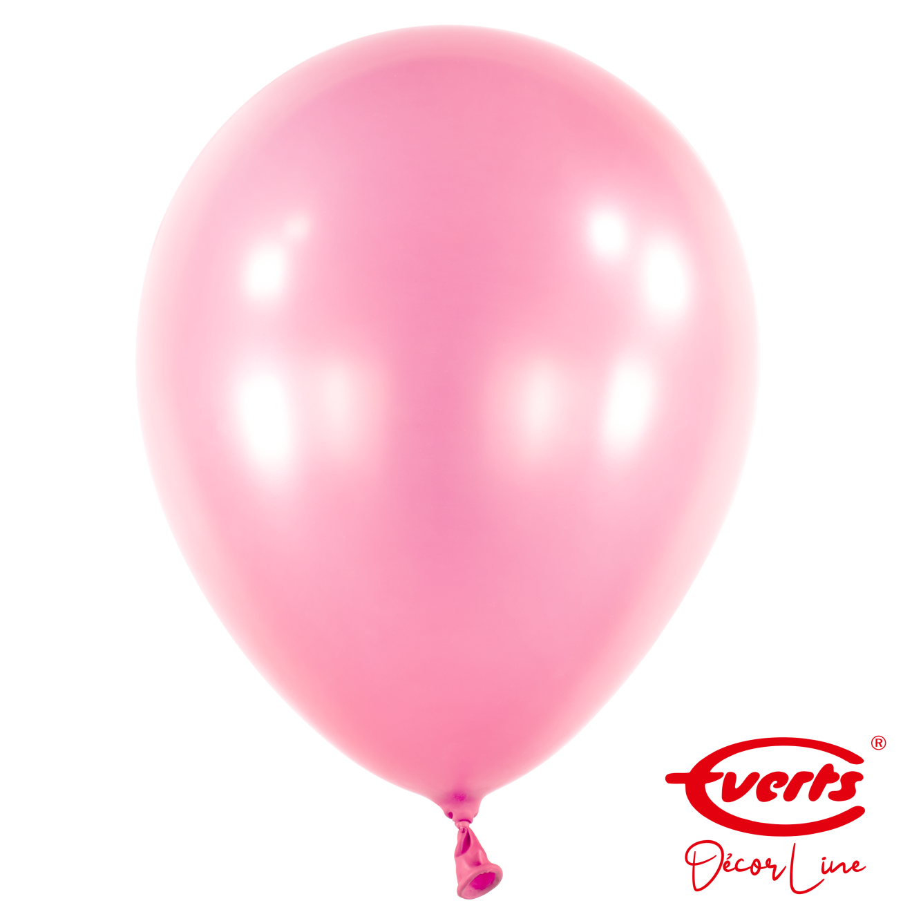 50 Luftballons - DECOR - Ø 35cm - Pearl & Metallic - Pretty Pink (Rosa)
