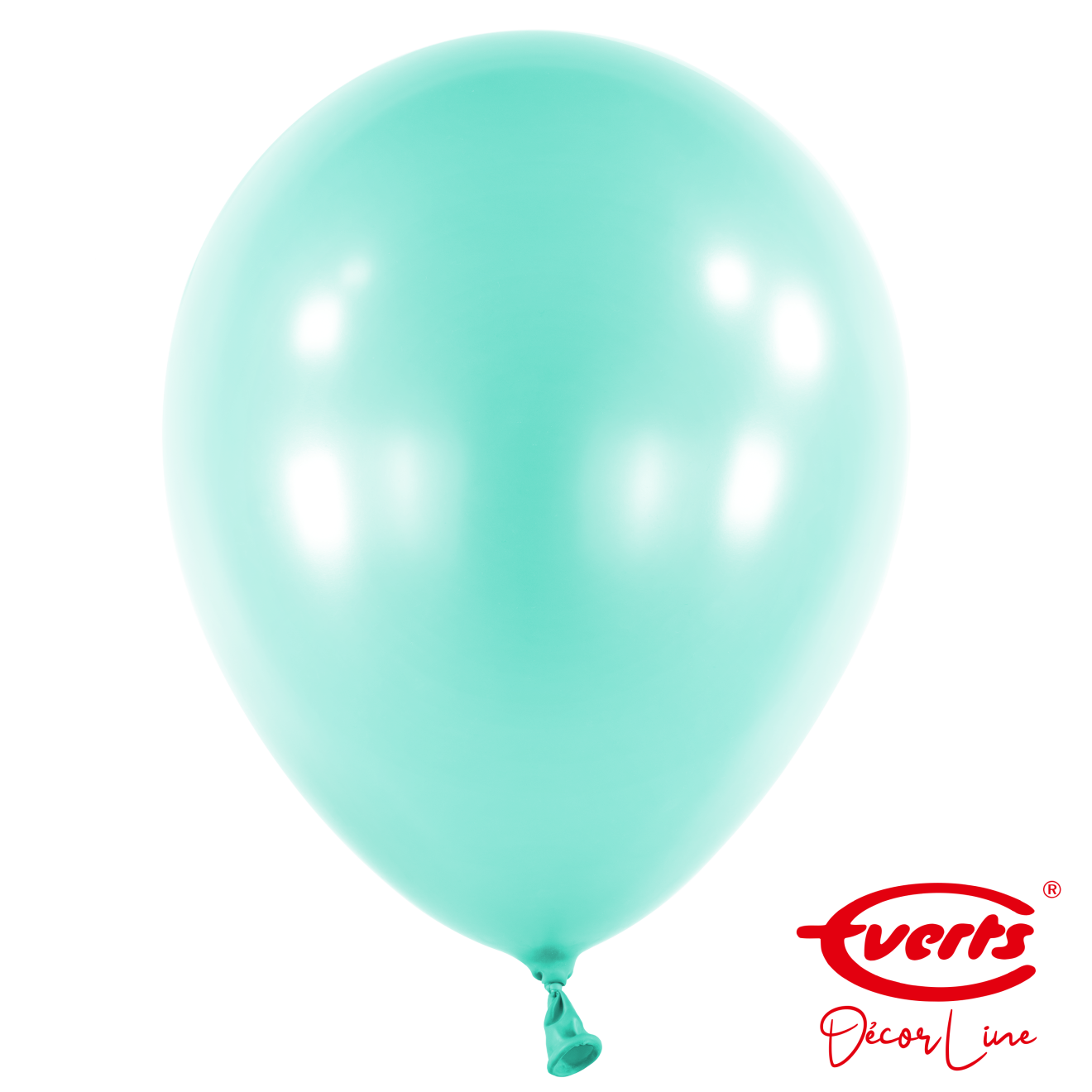 50 Luftballons - DECOR - Ø 35cm - Pearl & Metallic - Robins Egg Blue