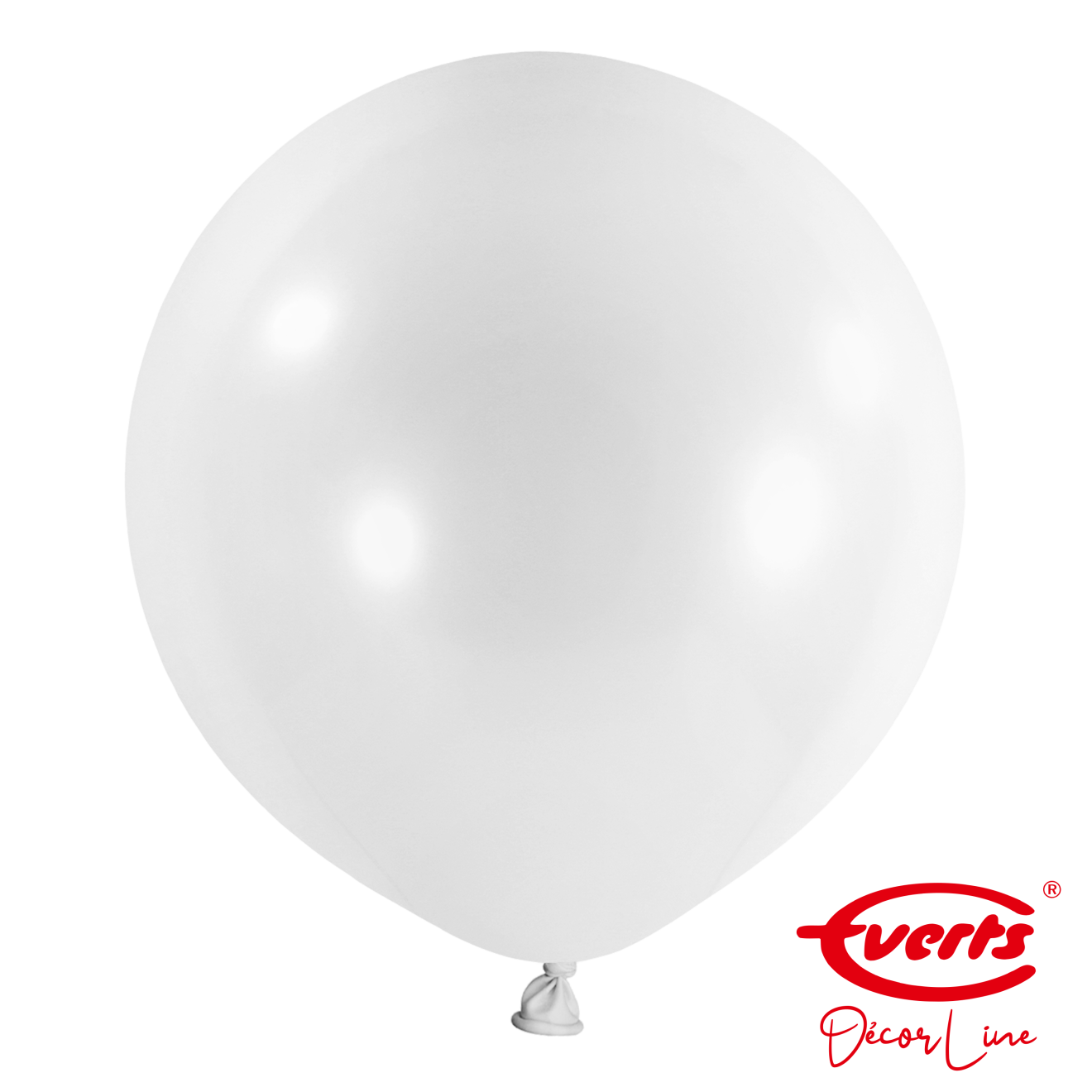 4 Riesenballons - DECOR - Ø 60cm - Frosty White