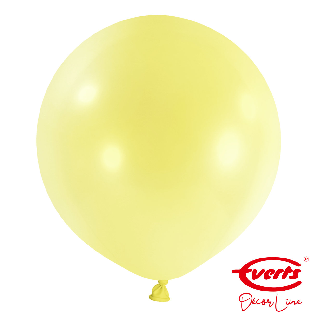 4 Riesenballons - DECOR - Ø 60cm - Macaron - Lemon