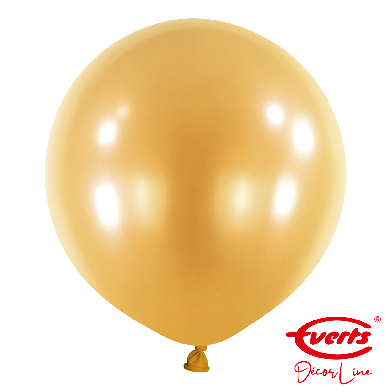 4 Riesenballons - DECOR - Ø 60cm - Pearl & Metallic - Gold