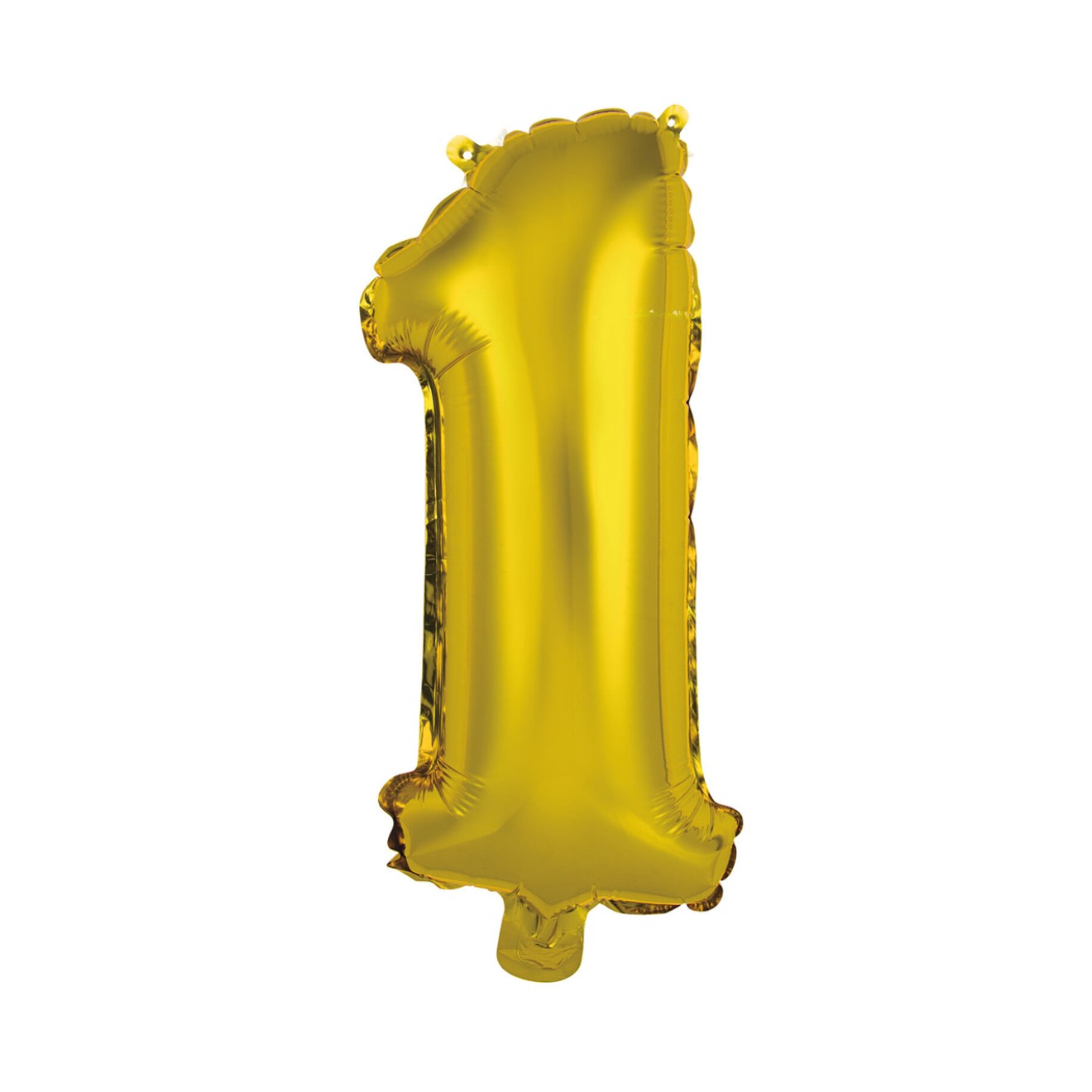 1 Balloon XS - Zahl 1 - Gold