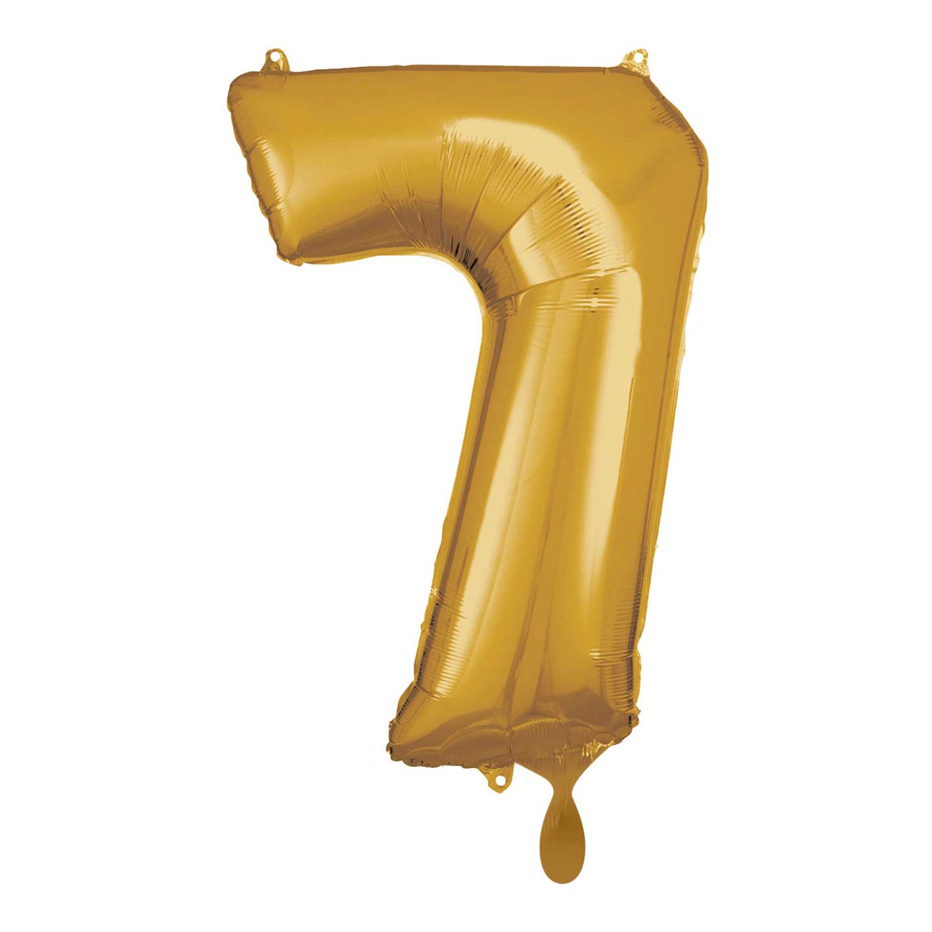 1 Balloon XL - Zahl 7 - Gold