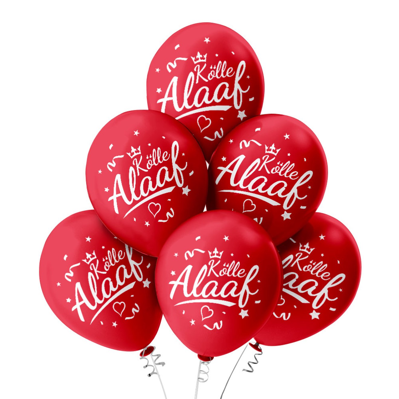 Luftballons Karneval: Kölle Alaaf (Krone)