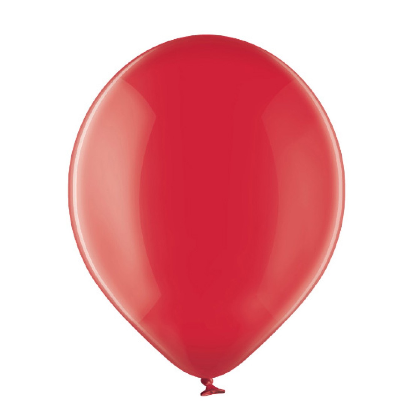 Luftballons Rot - Kristall (Durchsichtig)
