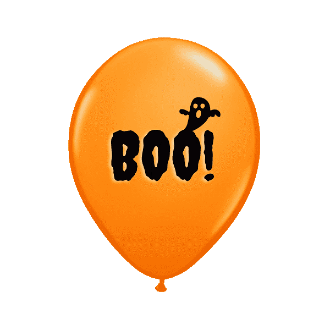 6 Luftballons Boo - Orange